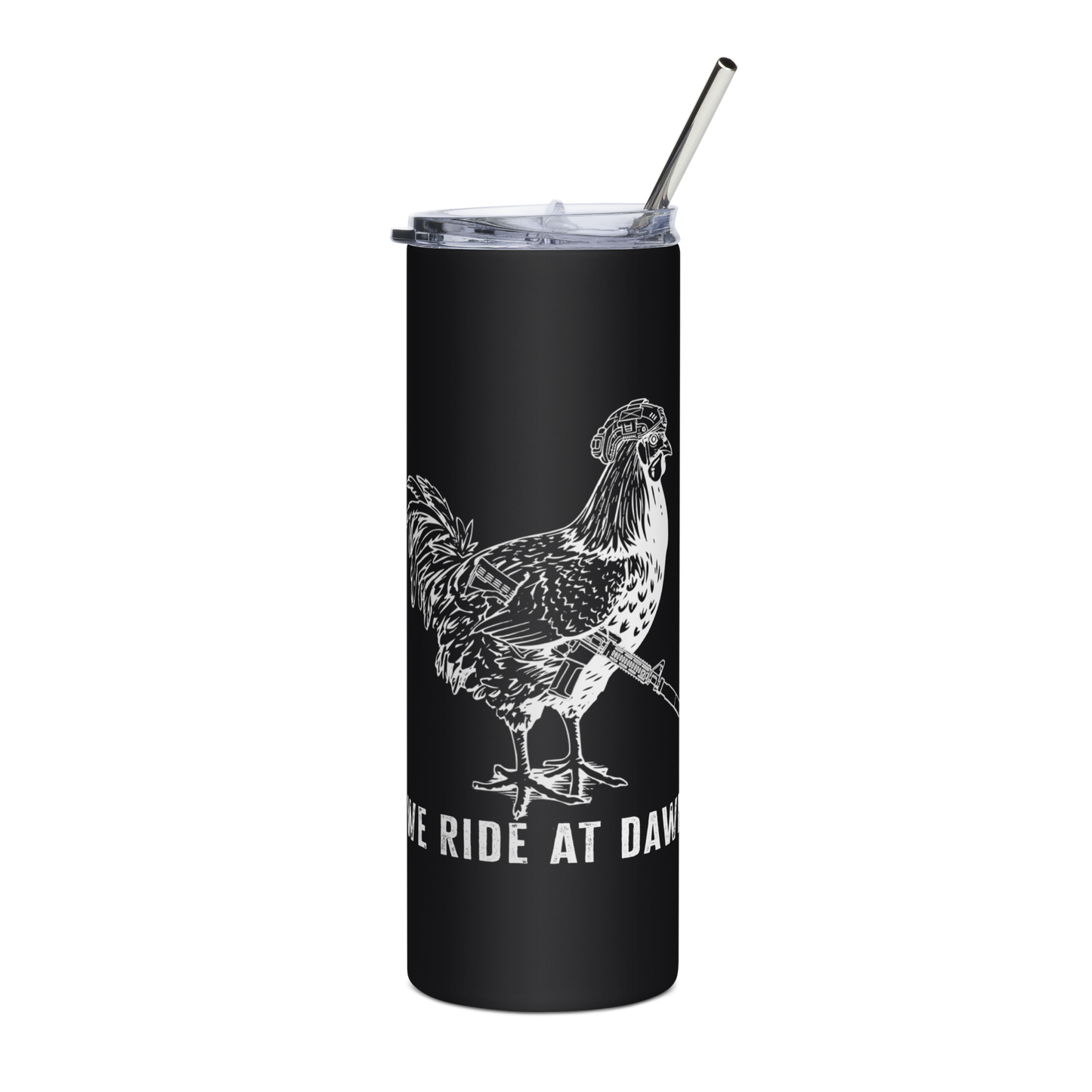 We Ride Black Tumbler