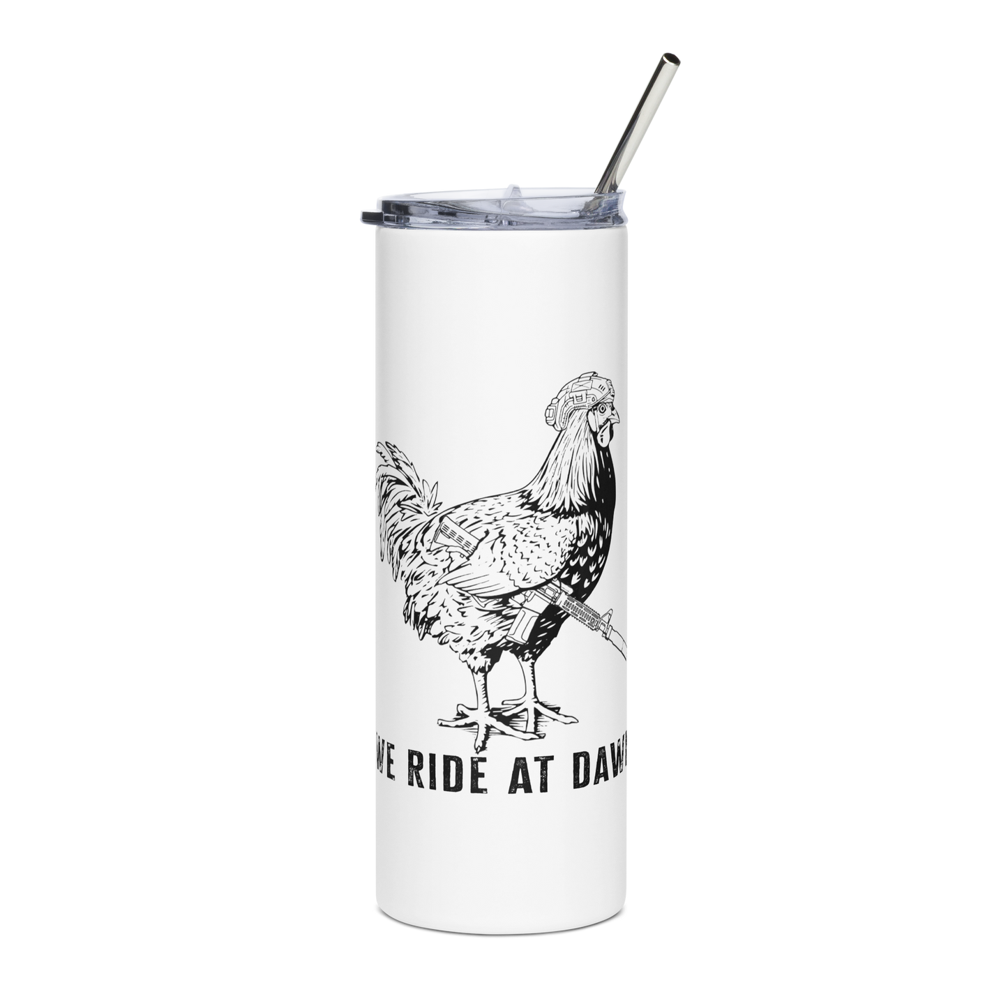 We Ride White Tumbler