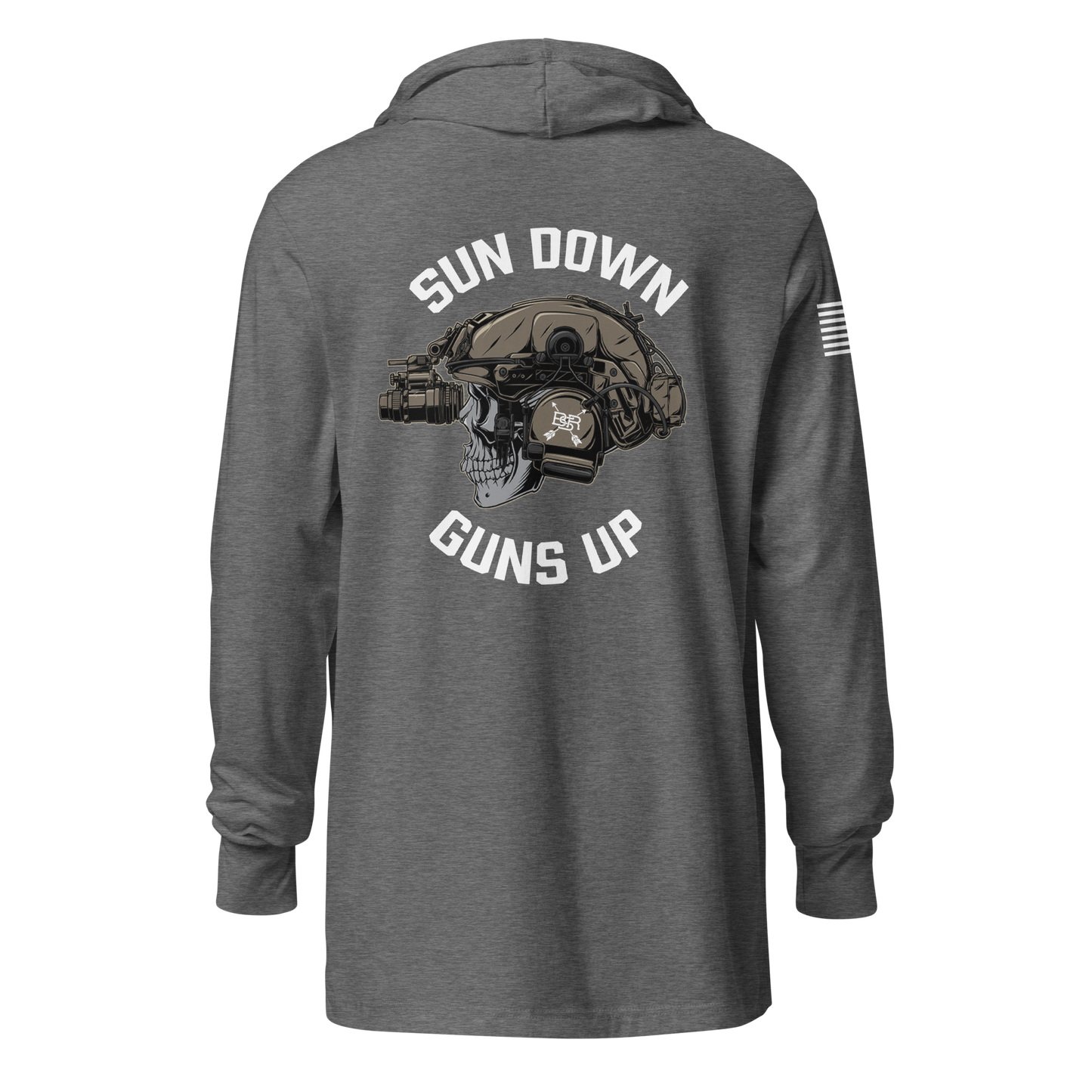 Sundown Hooded Long-sleeve Tri-Blend