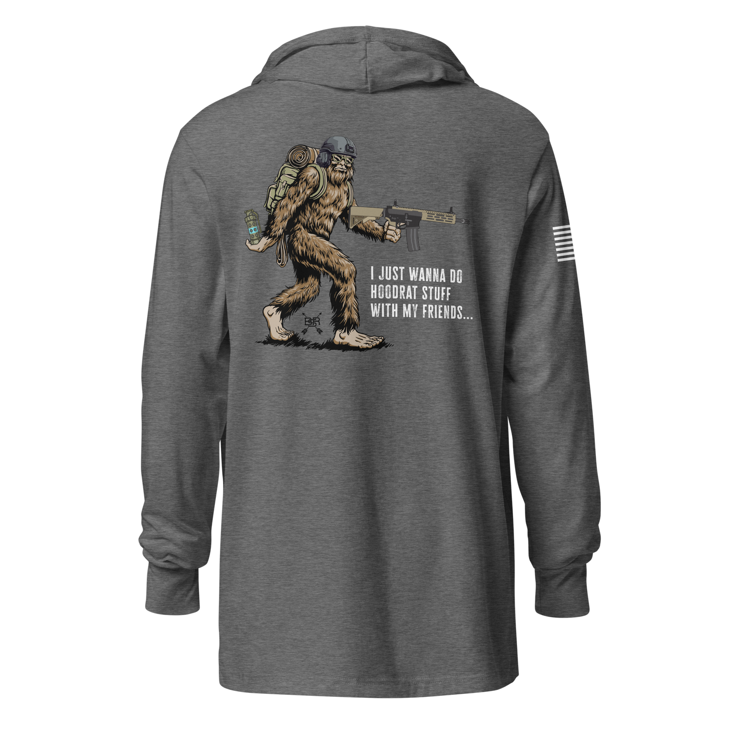 Hoodrat Stuff Hooded Long-sleeve Tri-Blend