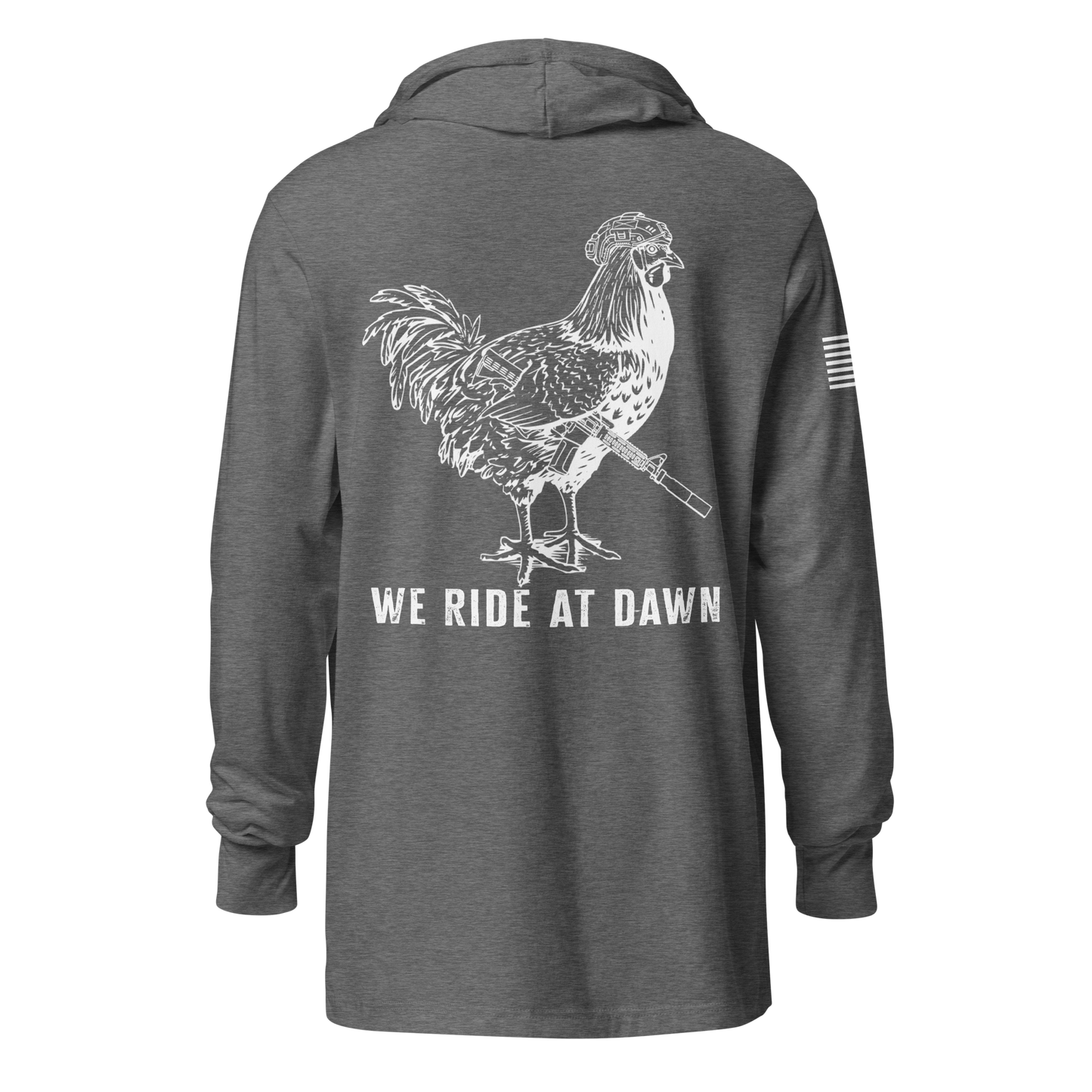 We Ride Hooded Long-sleeve Tri-Blend