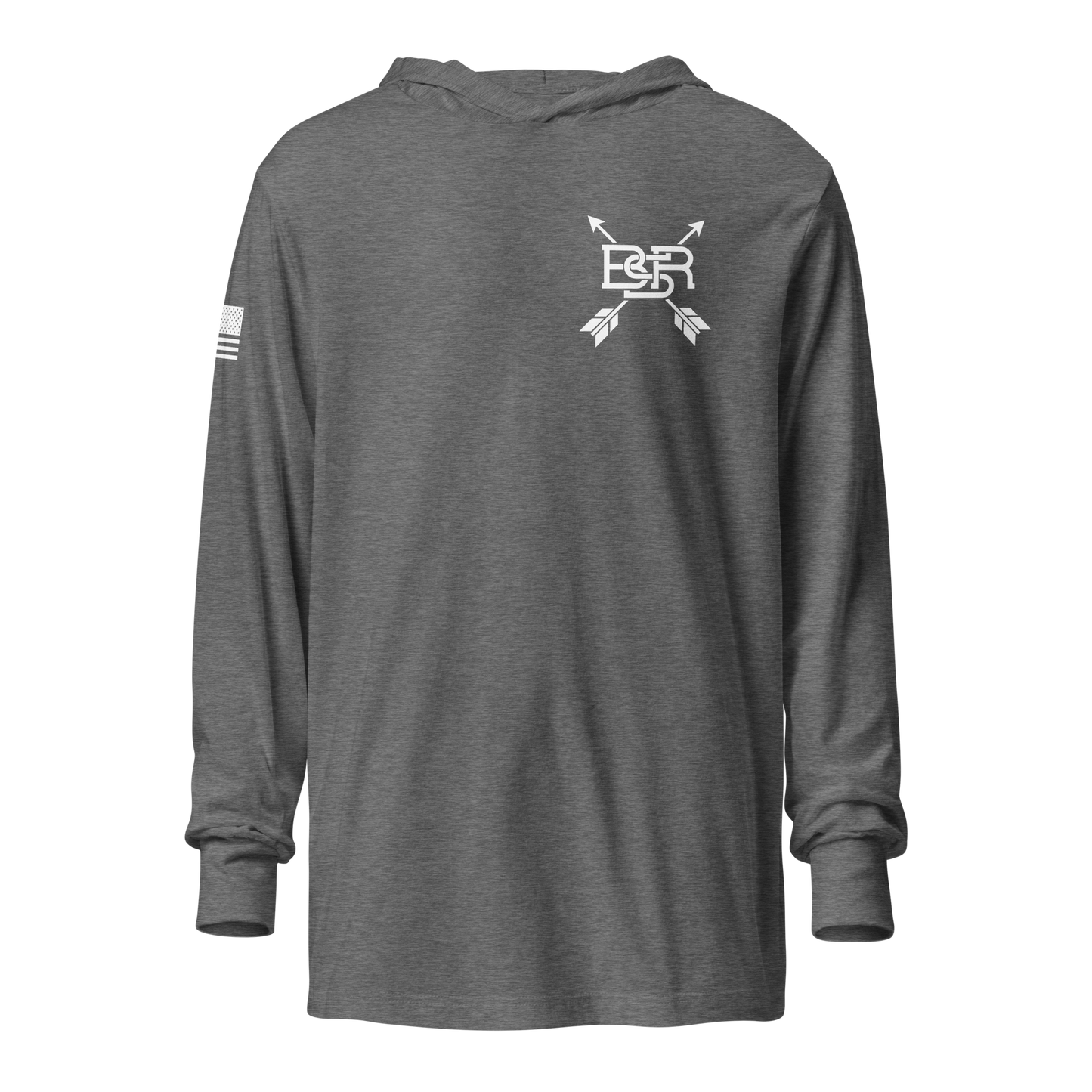 Texas Wolverines Hooded Long-sleeve Tri-Blend